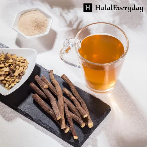 Vista 6 de HalalEveryDay - Palitos de regaliz africanos de 1 libra, palitos de regaliz 100% puros