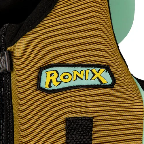 Vista 5 de Ronix Vision - Chaleco salvavidas CGA para niño - Azul/Naranja/Amarillo