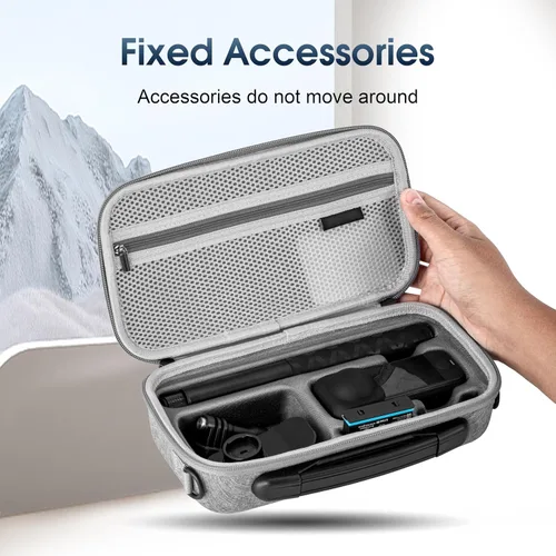 Vista 3 de STARTRC VCR Funda de transporte para insta360 x 4 protector de lente de aire, bolsa de almacenamiento, cubierta protectora de viaje rígida