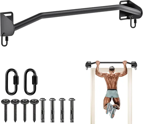 Vista 13 de SELEWARE Heavy Duty Welded Pull Up Bar, Versatile Doorway Wall Mount, Joist Mounted, and Ceiling Mounted Chin Up Bars, Thick Metal Sturdy