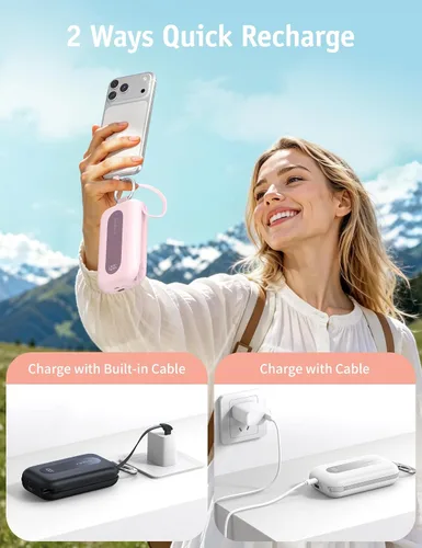 Vista 7 de RORRY CharmGo Portable Charger 20000mAh 30W Power Bank 4 in 1 Battery Pack