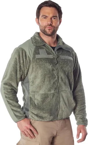 Vista 9 de Rothco Gen III Level 3 ECWCS Chaqueta de forro polar - Abrigo cálido y cómodo para clima frío Ar Tan