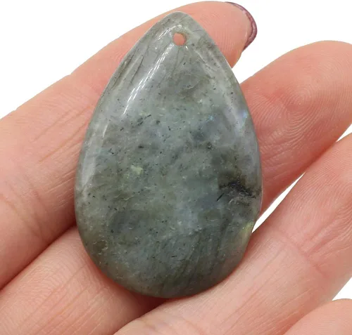 Vista 3 de 5 piezas de colgante de gota natural turquesa ágata imagen piedra curativa joyería mineral fabricación de bricolaje collar aretes accesorio Deco