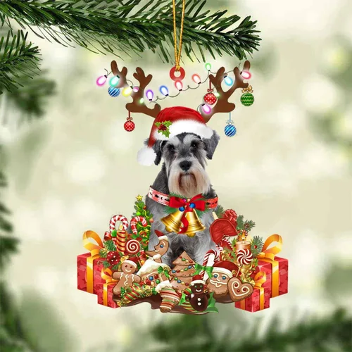 Vista 69 de Nazenti Adorno de Navidad personalizado de reno de Alaskan Malamute – Adorno de perro personalizado para amantes de las mascotas, acrílico plano