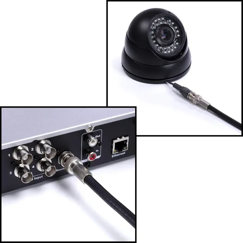 Vista 8 de THE CIMPLE CO Conector de cable coaxial RG6, atornillado (giro encendido) - SDI, HD-SDI, CCTV, seguridad, tarjeta de video, cámara, sin soldadura