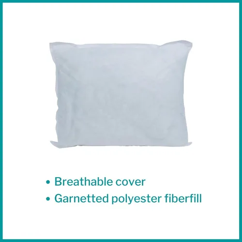 Vista 2 de McKesson Almohada de cama desechable [1 unidad] uso para un solo paciente, color blanco, 20 x 26 pulgadas