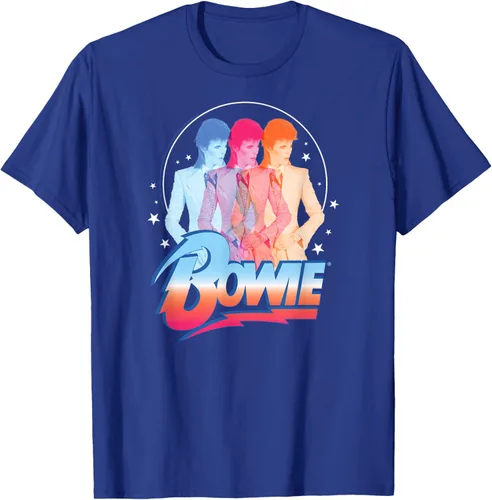 Vista 16 de David Bowie - Camiseta Bowie 3D, Negro
