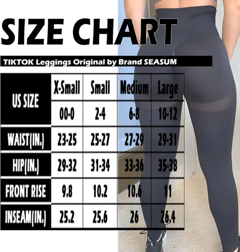 Vista 6 de SEASUM, Leggings de cintura alta con contorno de sonrisa, sin costuras, para entrenamiento, gimnasio, Yoga. Pantalones deportivos