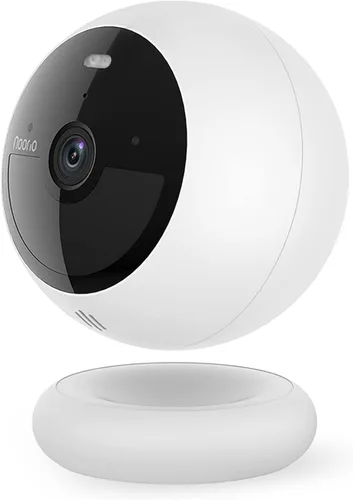 Vista 9 de Cámara de seguridad Noorio B200 inalámbrica para exteriores magnética, cámaras 1080p para seguridad del hogar, cámara WiFi para interiores