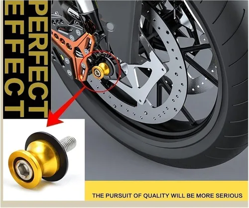 Vista 4 de for Kawasaki H2R 2015-2021 Motorcycle Accessories Swingarm Spools Stand Screws Slider 8MM Fall Protection