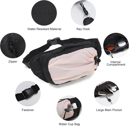 Vista 3 de Fanny-Pack-suneight-8590-FBA2 (rosa)