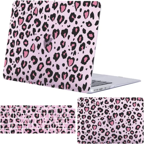 Vista 24 de Funda para MacBook Air 15.3'' A3448/A3241/A3114/A2941, lunares marrones