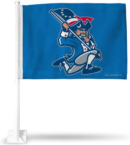 Vista 47 de Rico Industries Bandera de coche de doble cara de la NCAA, gran accesorio para automóvil