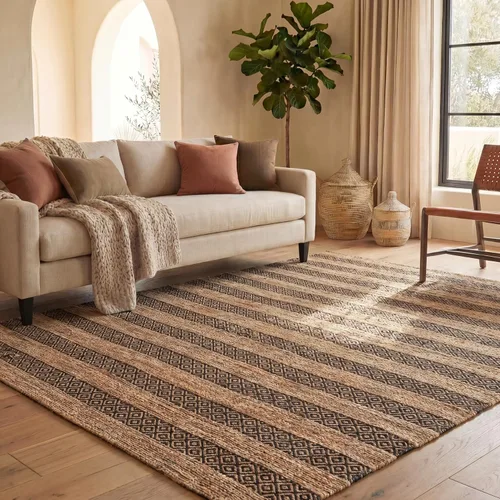 Vista 17 de SAFAVIEH Natural Fiber Collection NFB653Z - Alfombra de pasillo, 2 pies 3 pulgadas x 8 pies, color negro y natural, hecha a mano, estilo bohemio