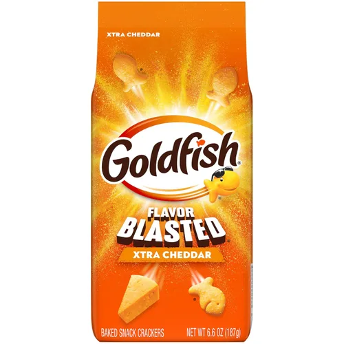 Vista 15 de Goldfish Galletas de queso cheddar para bebé, bolsa de 7.2 onzas
