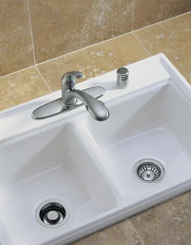 Vista 2 de Delta Faucet 72010-AR Brida y Colador para Fregadero de Cocina, Acero Inoxidable Ártico