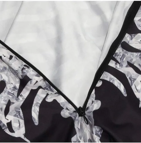Vista 7 de Disfraz ajustado para mujer de esqueleto con estampado, catsuit para cosplay y Halloween - S/M