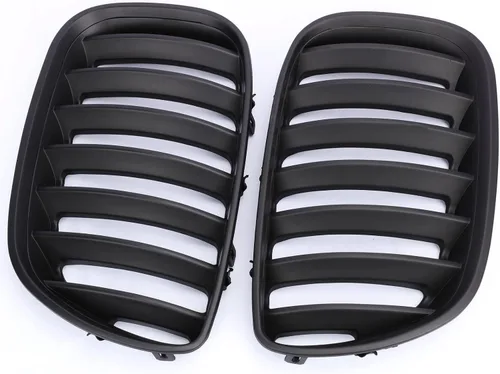 Vista 3 de Parrilla de parachoques delantero para BMW E53 X5 3.0i 4.4i 4.8is Sport Utility 4 puertas, negro mate, 2