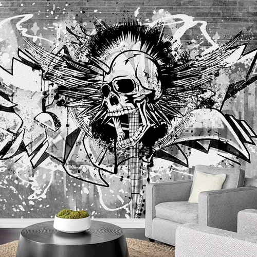 Vista 27 de wall26 - Pintura de arte abstracto marrón y beige - Mural de pared extraíble Papel pintado autoadhesivo grande - 66x96 pulgadas