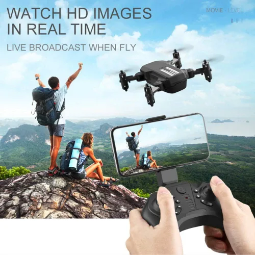 Vista 5 de Mini dron para adultos, GoolRC LS-MIN RC Quadcopter con cámara 1080P, giros 3D, foto y video de gestos, vuelo en pista, retención de altitud, modo