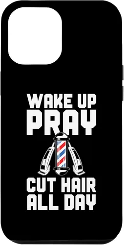 Vista 7 de iPhone 11 Pro Max Barbershop Wake Up Pray Cut Hair All Day Barbershop