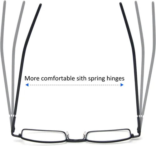 Vista 7 de REAVEE Paquete de 5 lentes de lectura portátiles delgados para hombres y mujeres, bloqueo de luz azul para computadora con bolsillo pequeño, estuche