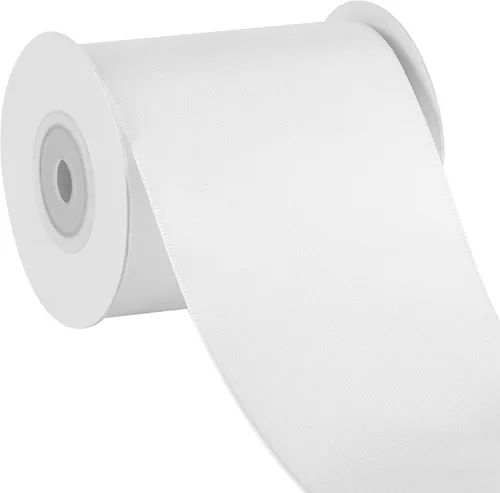 Vista 48 de Cinta de satén verde manzana de doble cara de color sólido de 1/2 pulgada x 25 yardas, cintas perfectas para manualidades, decoración de bodas