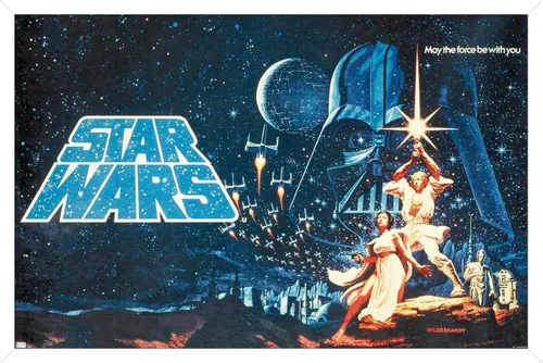 Vista 11 de Star Wars: A New Hope - Póster de pared horizontal, 34 pulgadas de largo x 22.4 pulgadas de ancho, versión premium sin marco
