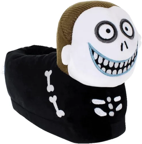 Vista 180 de Happy Feet - Pantuflas con licencia oficial de Disney y Pixar, pantuflas figurales para hombres, mujeres, niños, como se ve en Shark Tank