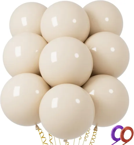 Vista 50 de 120 unidades de 5 pulgadas de globos plateados metálicos, globos de látex plateados metálicos cromados, globos mini pequeños para decoraciones