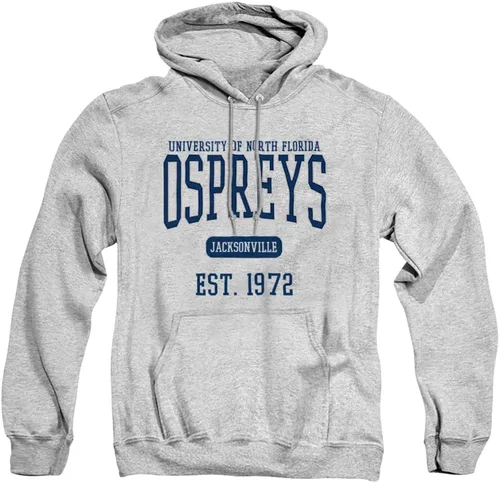 Vista 160 de LOGOVISION Colección de sudaderas con capucha unisex con diseño oficial de Collegiate Est. Date para hombres y mujeres