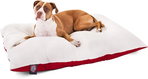 Vista 13 de Majestic Pet Cama rectangular para perros tamaño mediano, lavable, funda extraíble, cama para mascotas, cama para jaula para perros, cama de gran