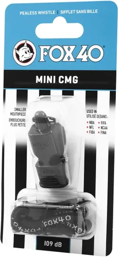 Vista 3 de Fox 40 Mini CMG con cordón Breakaway Negro