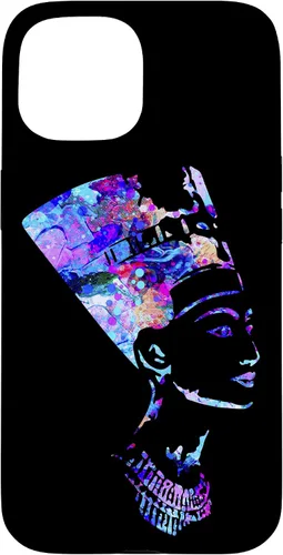 Vista 6 de Funda para iPhone 16 con diseño de reina egipcia Nefertiti