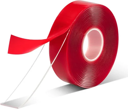 Vista 10 de VERSAF Cinta de Doble Cara Resistente - 1,27 cm x 3 m de Acrílico, Cinta Adhesiva Fuerte Extraíble de Doble Cara para Montaje, Transparente