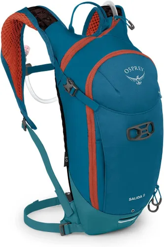 Vista 15 de Osprey Salida 8L Mochila de ciclismo para mujer con depósito hidráulico, color gris Space Travel Space Travel Gris