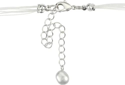 Vista 3 de Multi 12 Strand Freshwater Floating Cultured Pearl Necklace