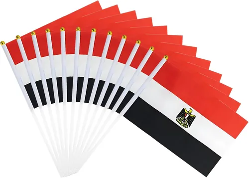 Vista 15 de Bandera de Australia Pequeña Bandera Australiana Paquete de 12 Mini Banderas de Mano Australianas en Palos para Desfiles de Fiesta, Eventos