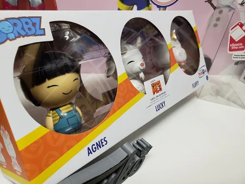 Vista 6 de Funko Dorbz: Despicable Me 3 - Figura de vinilo de 3 pulgadas, esponjosa, Agnes y Lucky