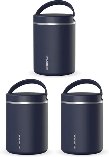 Vista 28 de Hydrapeak Tarro de alimentos aislado al vacío de acero inoxidable de 18 onzas para alimentos calientes y alimentos fríos, tarro de sopa a prueba
