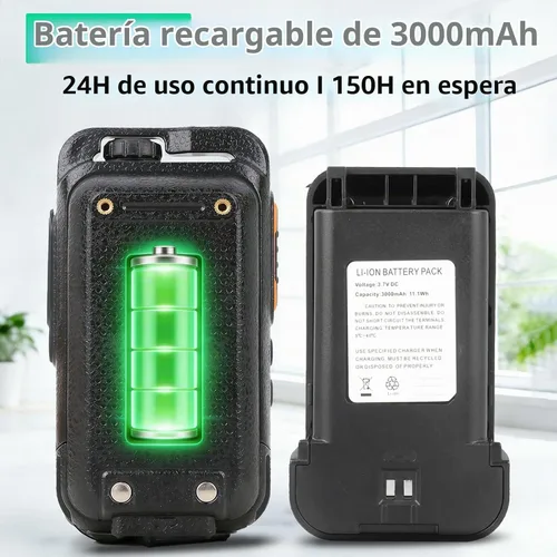 Vista 13 de TIDRADIO TD-G100 Rapid Unlimited Range 4G LTE PoC Walkie Talkies de largo alcance con tarjetas SIM, radios bidireccionales de 5000 millas a nivel