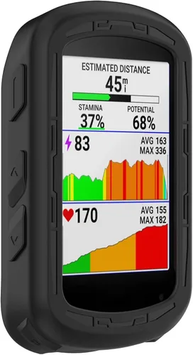 Vista 2 de Carcasa compatible con Garmin Edge 840/540, Disscool Soft Anti Drop TPU Funda protectora de repuesto para Smartwatch Accesorios (negro)
