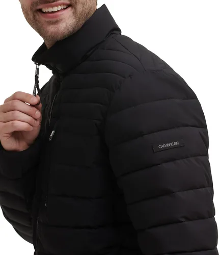Vista 3 de Calvin Klein Lightweight Puffer Water-Resistant Down Mens Jacket