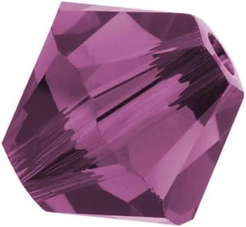 Vista 13 de Adabele - 200 cuentas de cristal bicono sueltas y facetadas pequeñas de 0.16 pulgadas, color ámbar, compatibles con cristales de Swarovski 5301/5328
