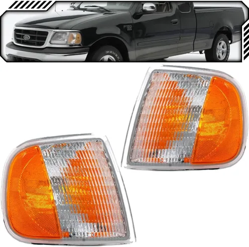 Vista 22 de Faros halógenos tipo OE compatibles con FOR.D 97-03 F-150 97-99 F-250 LIGHT DUTY 97-02 EXPEDITION
