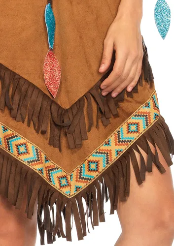 Vista 3 de Leg Avenue Disfraz de princesa nativa de 4 piezas, para mujer