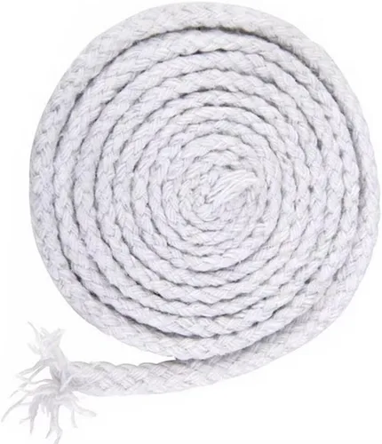 Vista 17 de 5 mm * 295 pies de cuerda de macramé de algodón natural de 8 hebras trenzadas para manualidades de ganchillo, hilo para colgar en la pared y Lgn