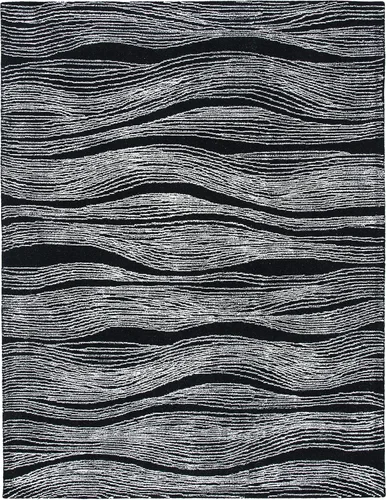 Vista 32 de SAFAVIEH Metro Collection - Alfombra decorativa de 2 x 3 pies, azul y marfil, diseño transicional, ideal para áreas de alto tráfico en pasillo, baño