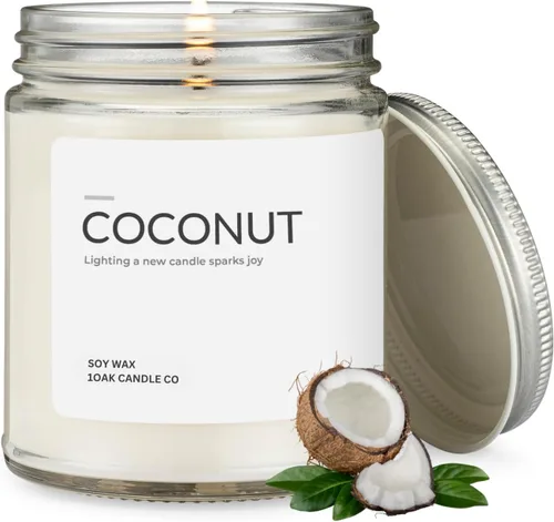 Vista 22 de 1OAK Vela de Manzana - Velas perfumadas de cera de soja (Manzana) - Velas de soja para aromatizar el hogar - Quema larga premium - Hechas a mano