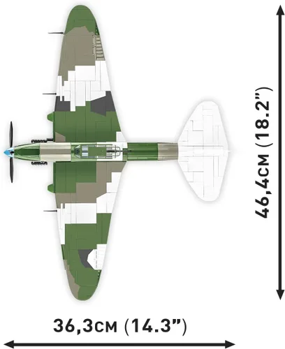 Vista 4 de COBI Colección Histórica Segunda Guerra Mundial IL-2 (1943) Avión